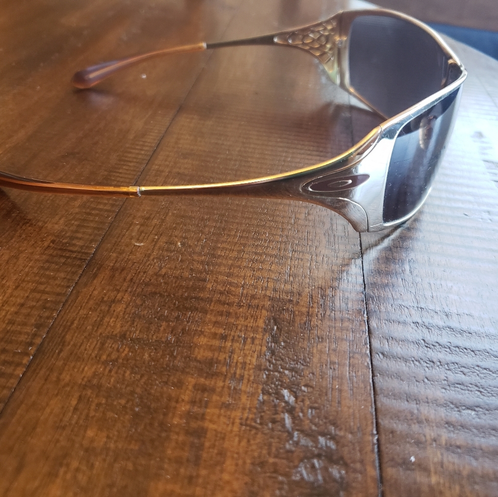 Oakley Dart Sunglasses- Polished Gold with Bronze lenses
